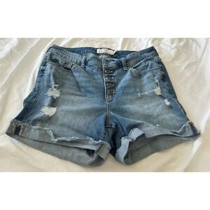 Torrid Jean Shorts Women Size 12 (35X4) Distressed